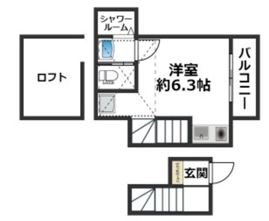 アリビア山手の物件間取画像